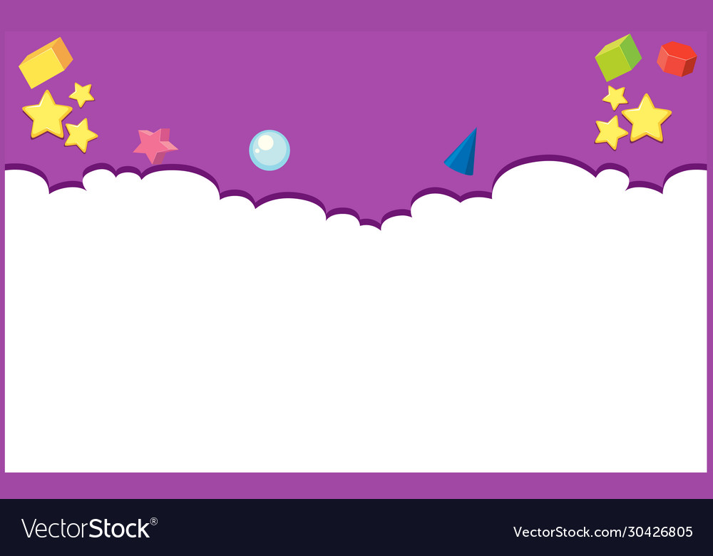 Background design template with different shapes vector image Background design template with different shapes