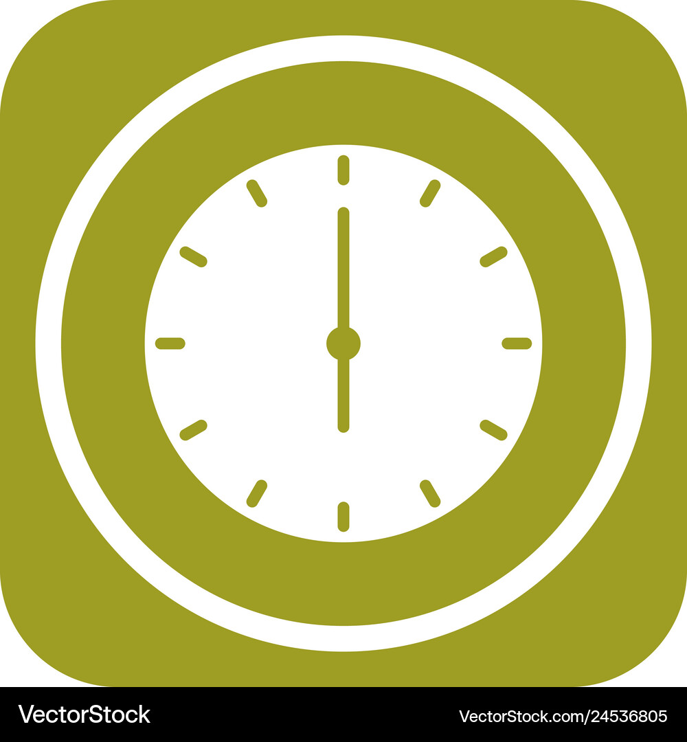 Clock icon Royalty Free Vector Image - VectorStock