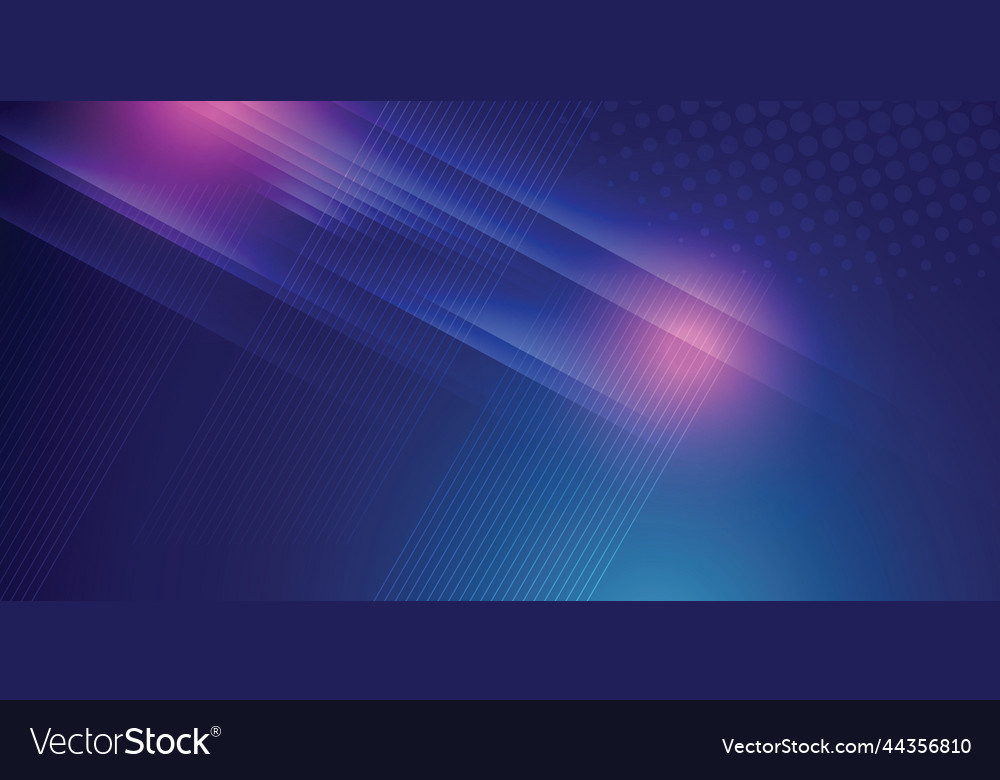 Blue Background In With Glow And Lights Royalty Free Vector