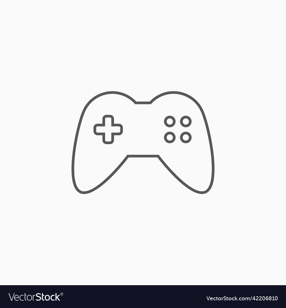 Game controller icon vector image Game controller icon