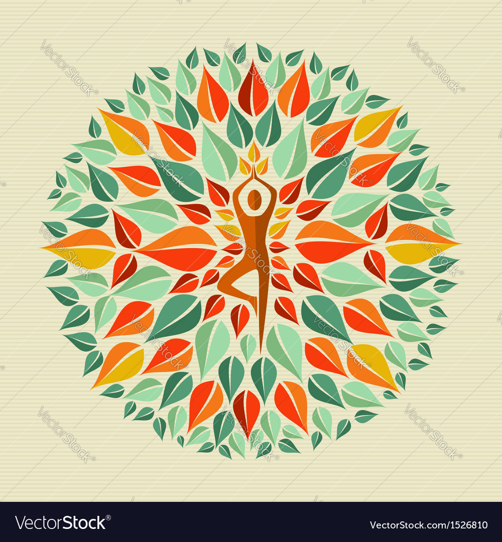 Download India yoga mandala Royalty Free Vector Image - VectorStock