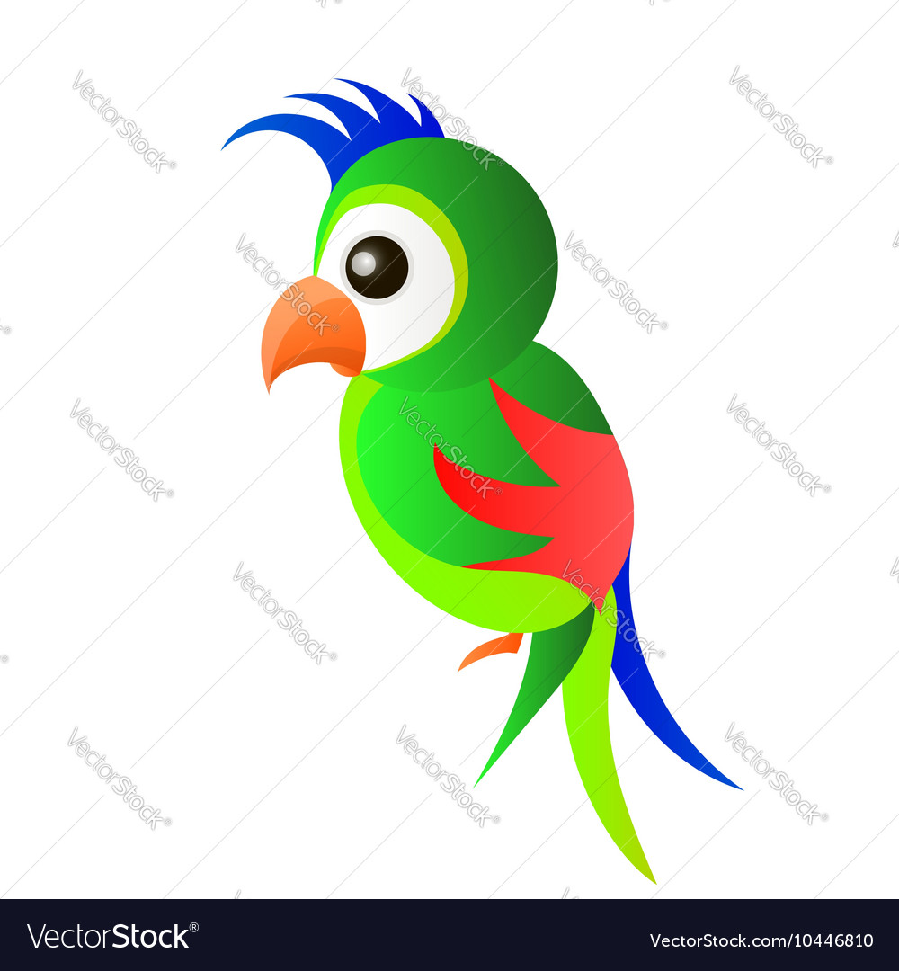 Parrot logo bird
