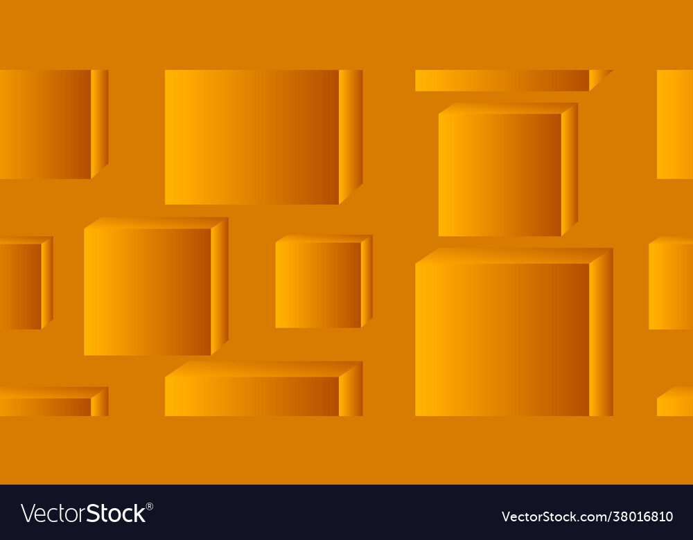 Seamless background with cubes square gradient vector image Seamless background with cubes square gradient