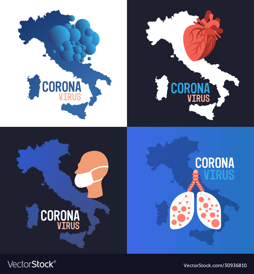 Set coronavirus outbreak in italy corona virus