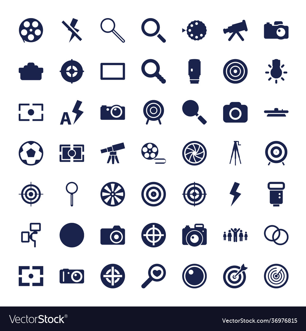 49 focus icons