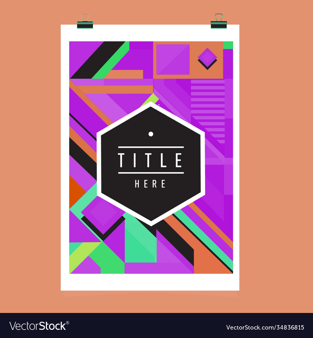 Abstract colorful geometric pattern background Vector Image Abstract colorful geometric pattern background