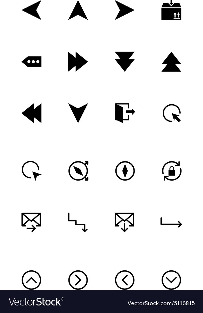 Arrows icons 11