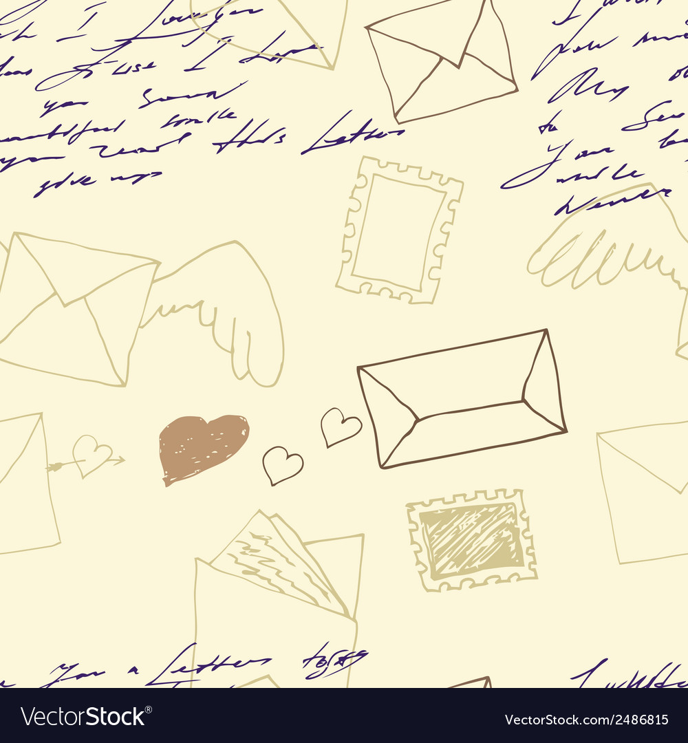 Background with letters