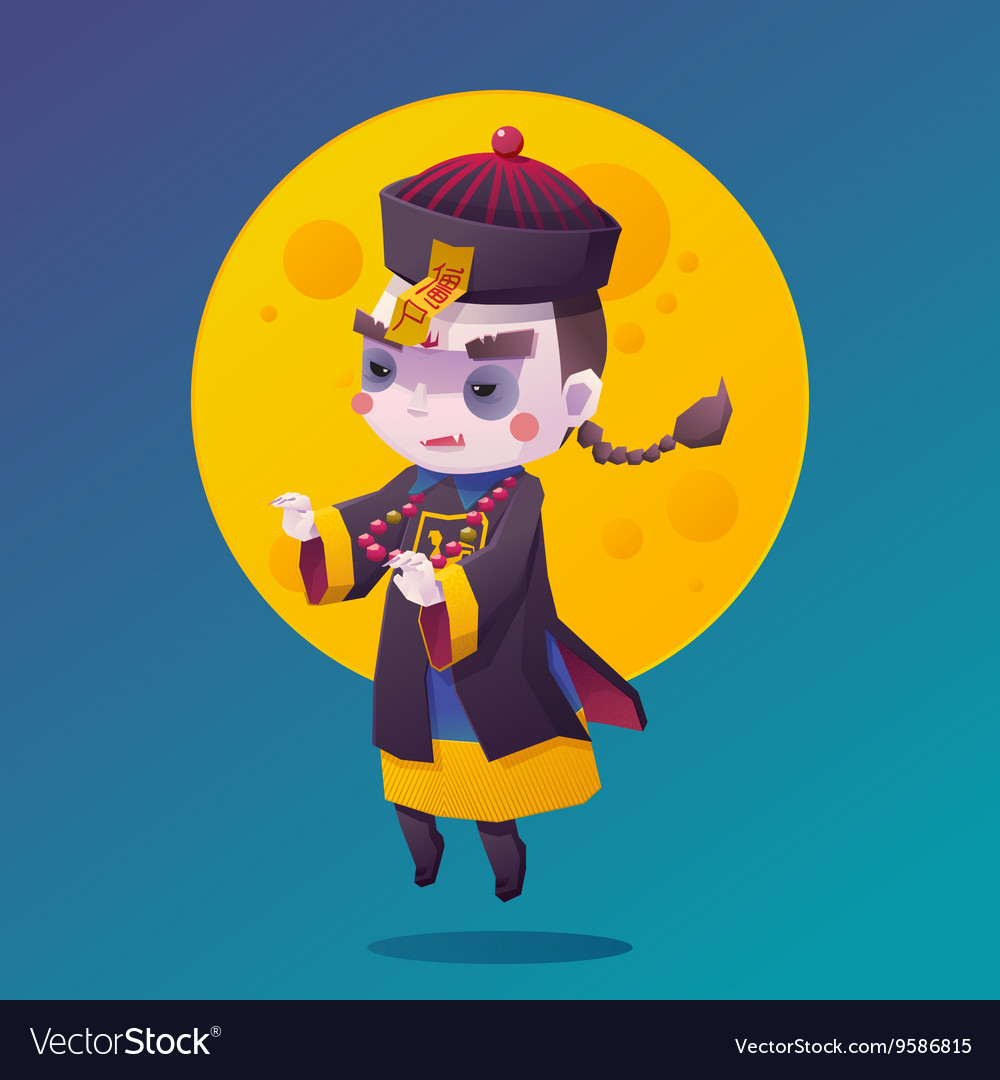 Chinese hopping vampire ghost for halloween