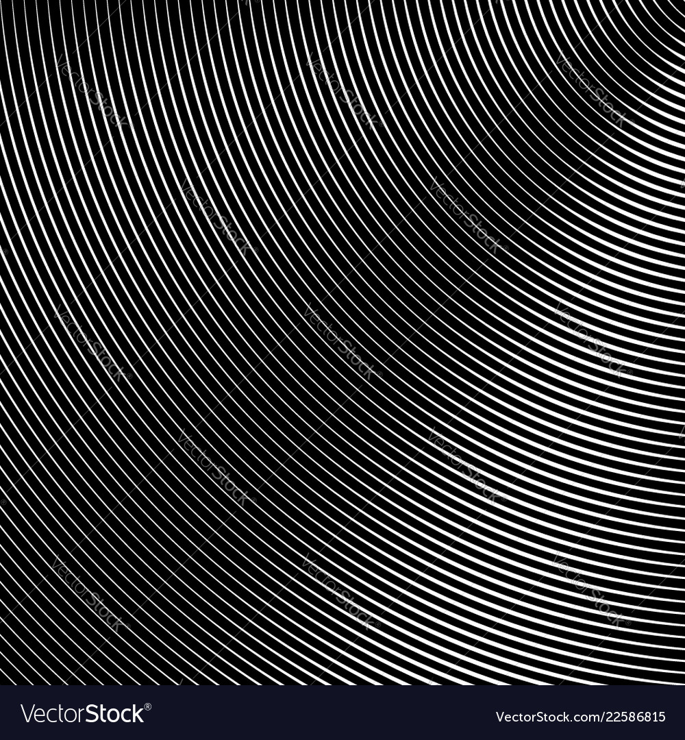 Circle pattern with dynamic irregular lines vector image Circle pattern with dynamic irregular lines