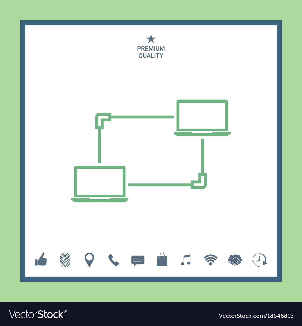 Computer network data exchange transfer concept