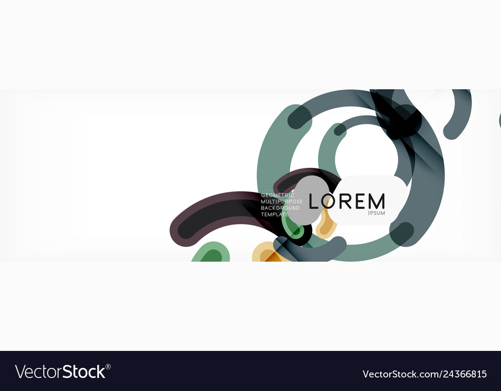 Line design circles abstract background vector image Line design circles abstract background