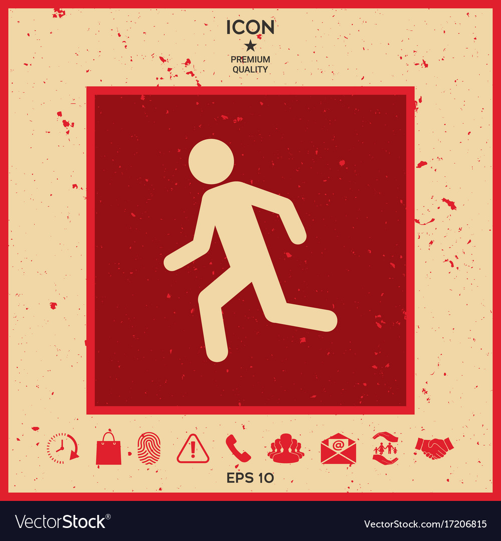 Running man run icon