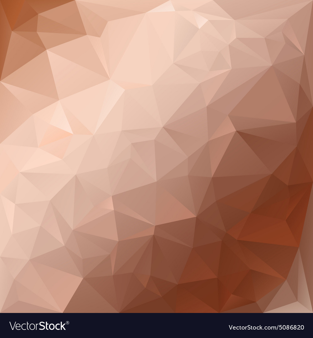 Brown beige diagonal polygonal triangular pattern