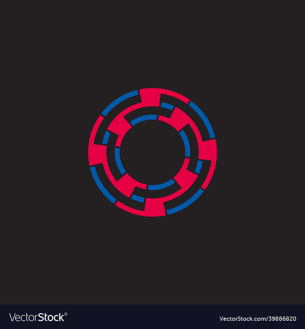 Circle rotation abstract motion object colorful Vector Image Circle rotation abstract motion object colorful