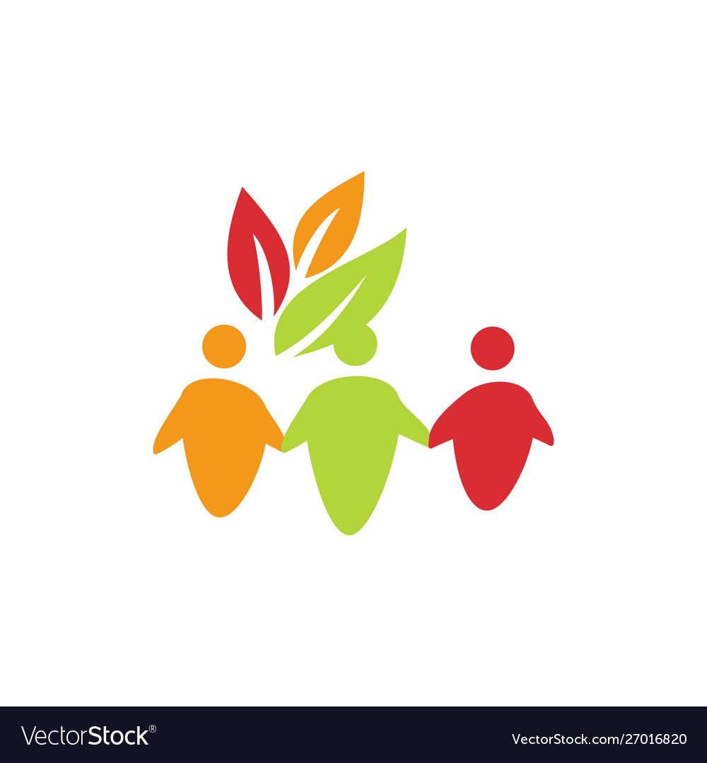 Commitment teamwork together business logo