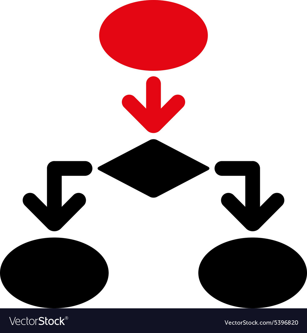 Flowchart icon from commerce set