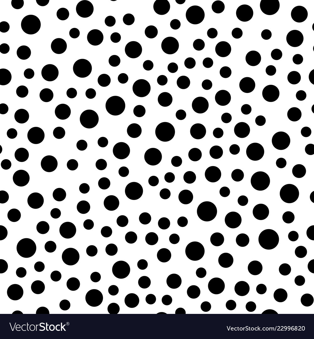 Random dotted seamless pattern simple geometric vector image Random dotted seamless pattern simple geometric