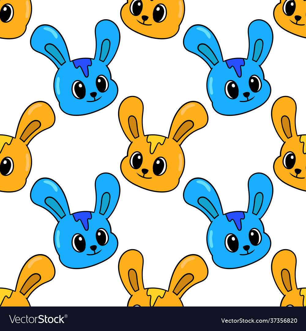 Smiling squirrel seamless pattern textile print