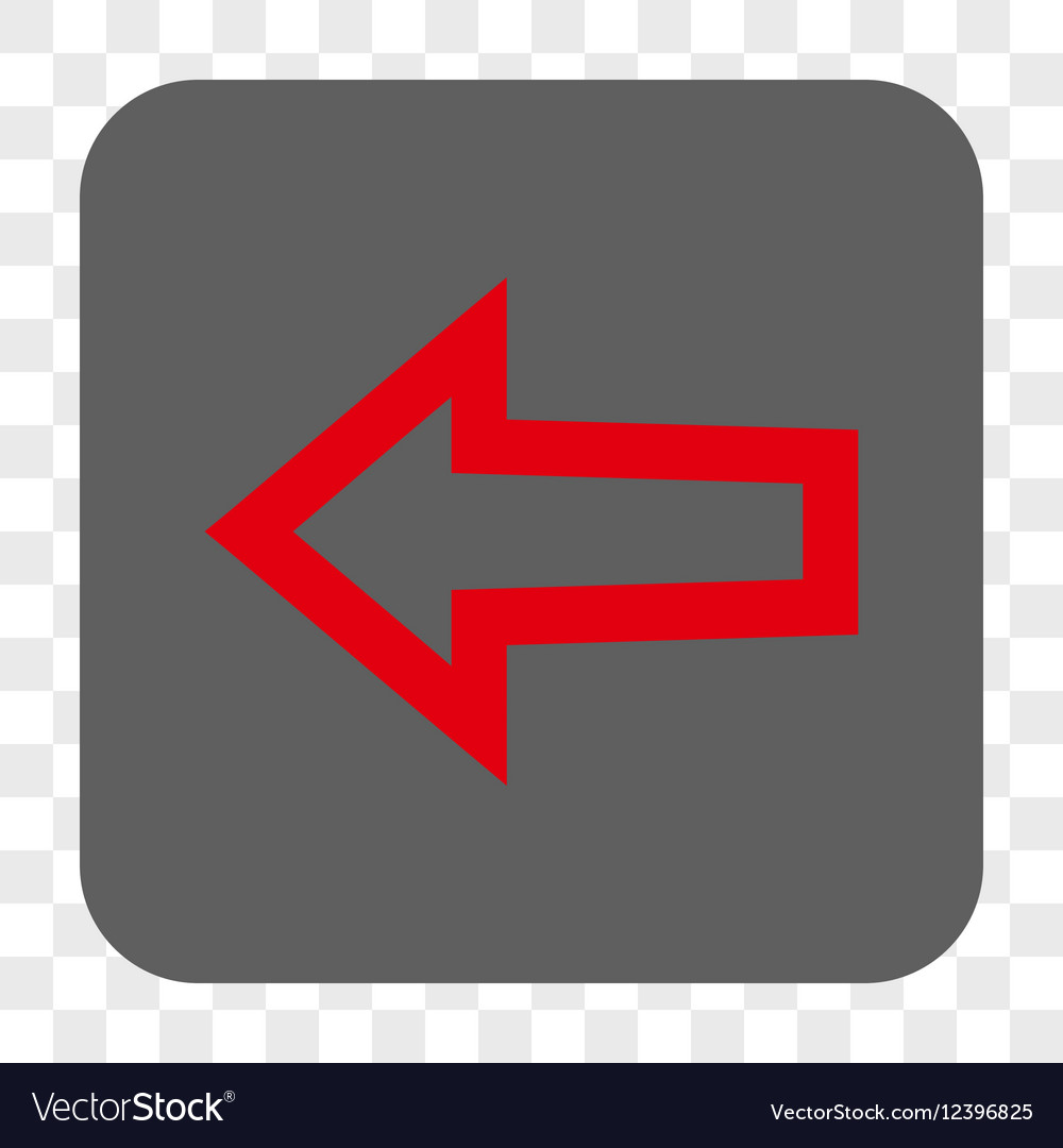 Arrow left rounded square button