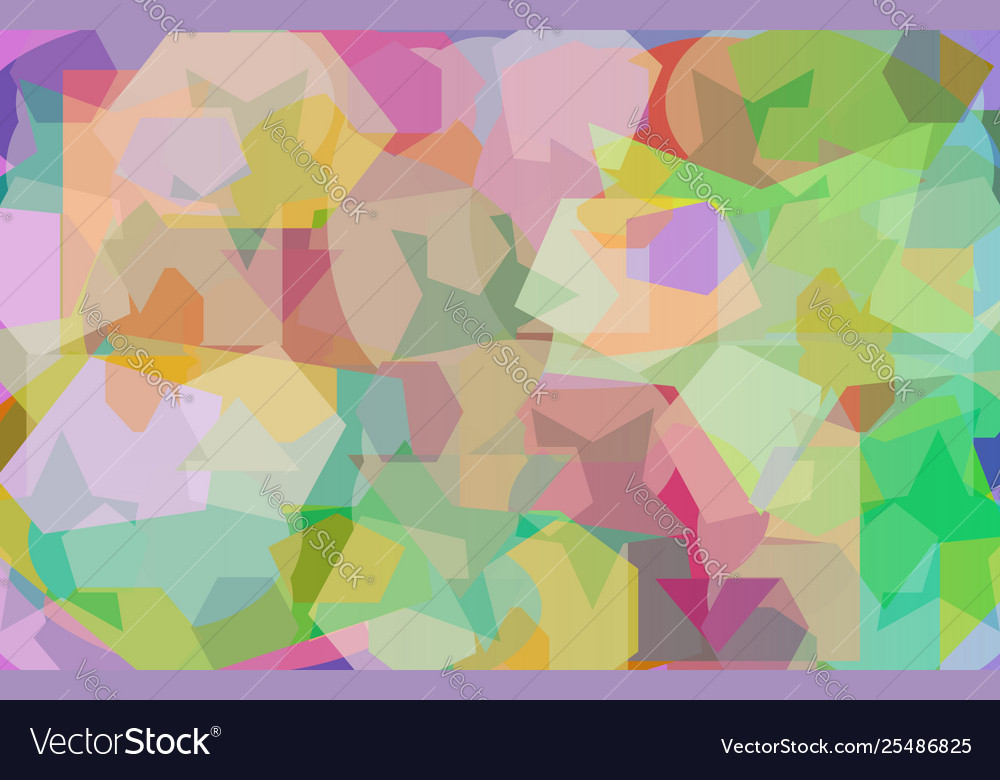 Color pattern with polygons irregular shape vector image Color pattern with polygons irregular shape