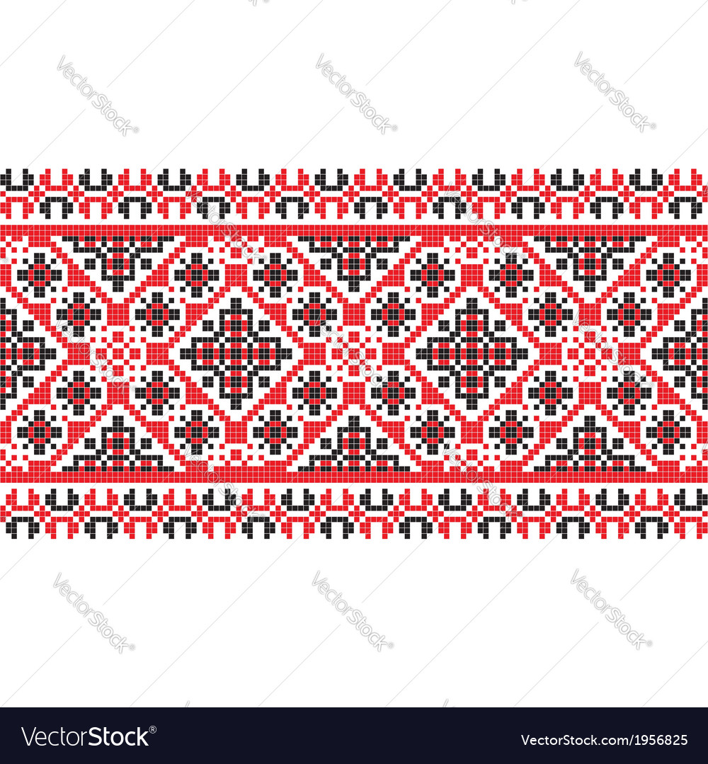 National pattern fabric texture horizontal Vector Image