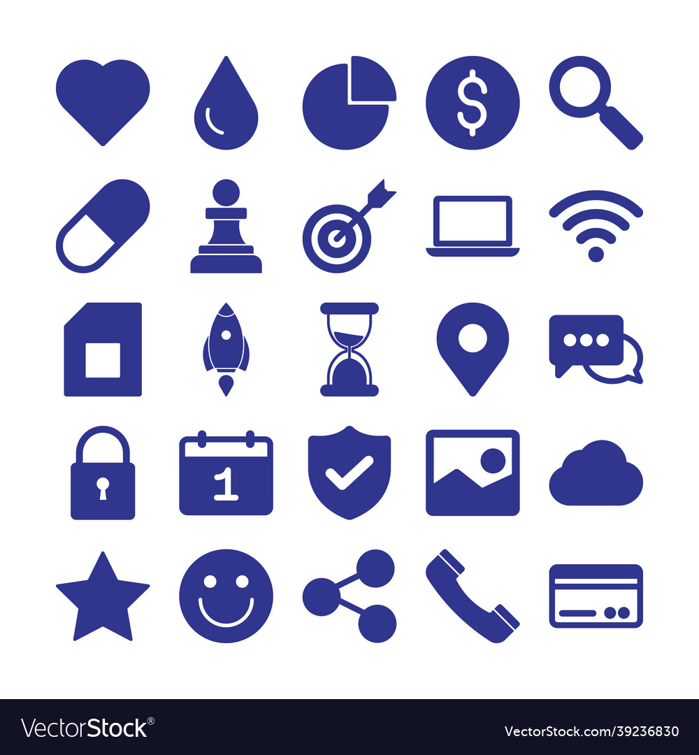 Daily use isolated icon which can easily mo