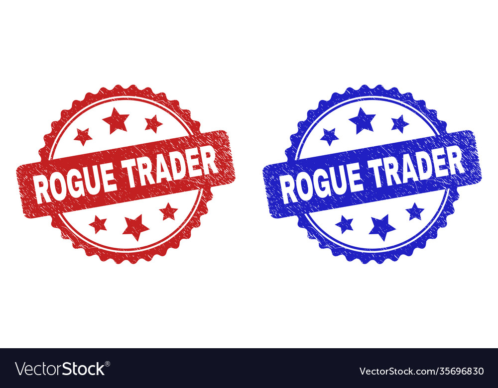 Rogue trader rosette seals using distress style