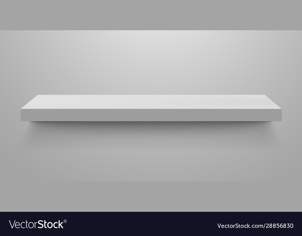 White Shelf - Minimalist Display