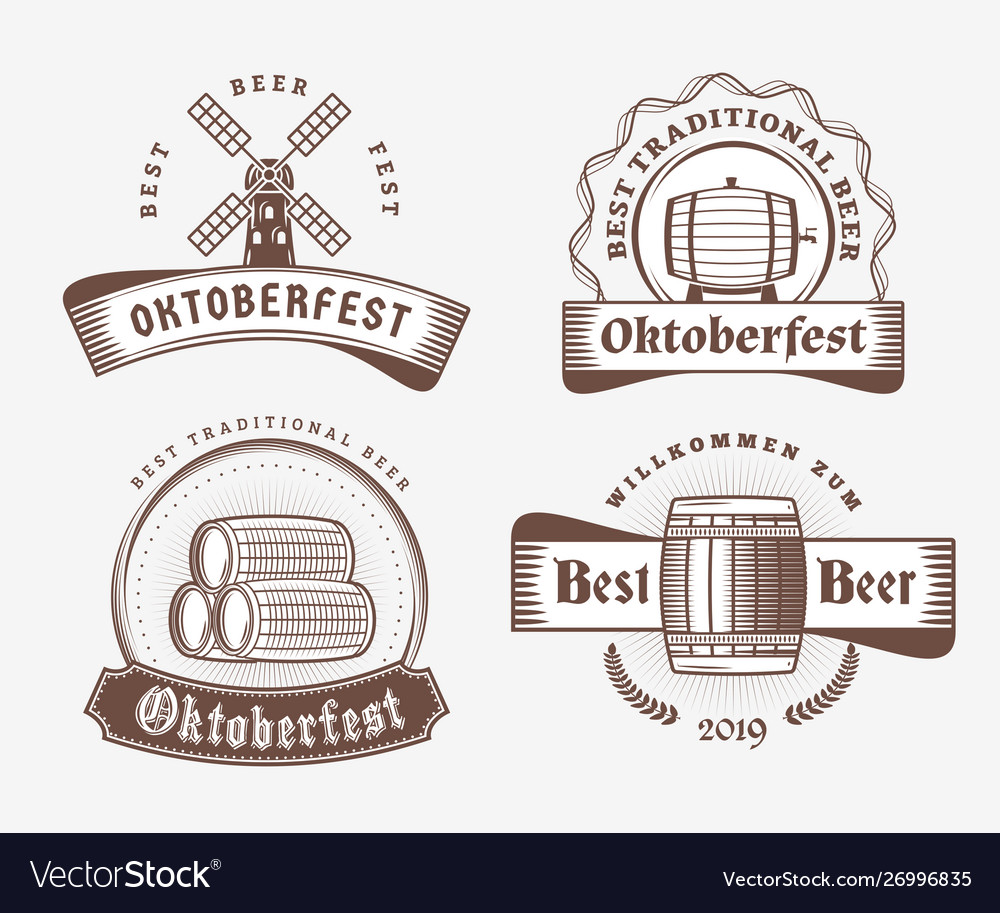 Beer festival oktoberfest celebrations set