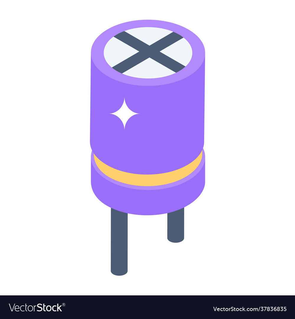 Capacitor Royalty Free Vector Image - VectorStock