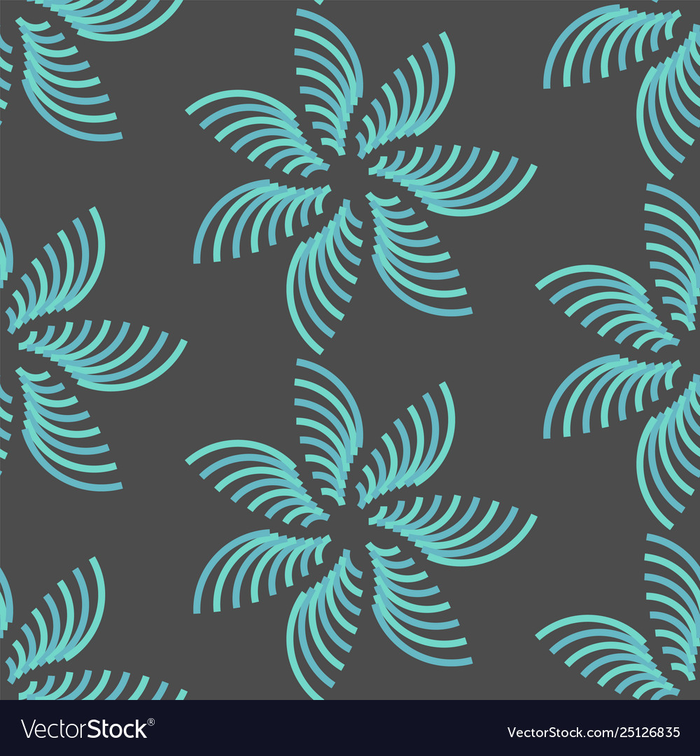 Geometric abstract pattern from repetitive shapes