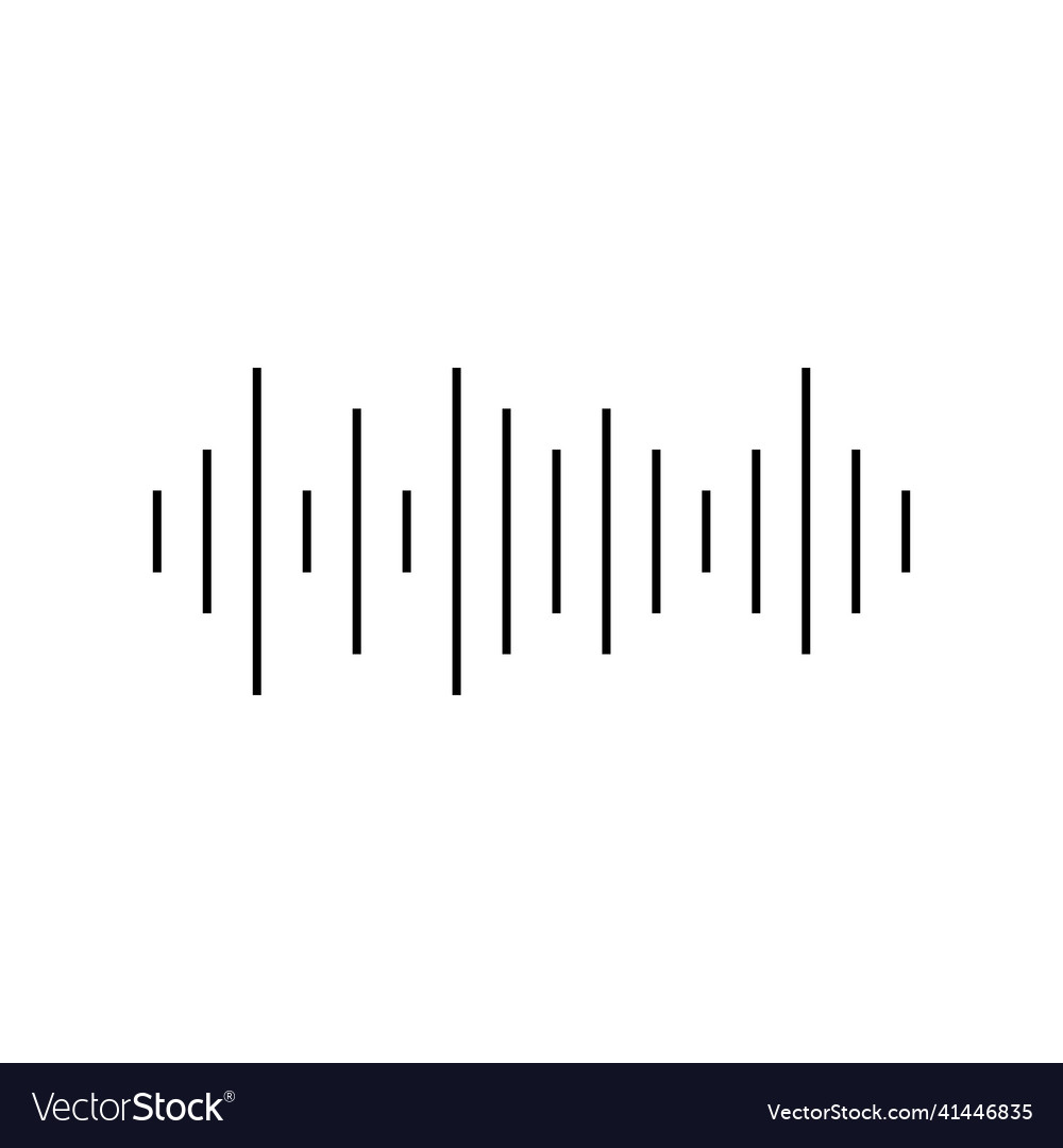 Speech recognition line icon voice control vector image Speech recognition line icon voice control