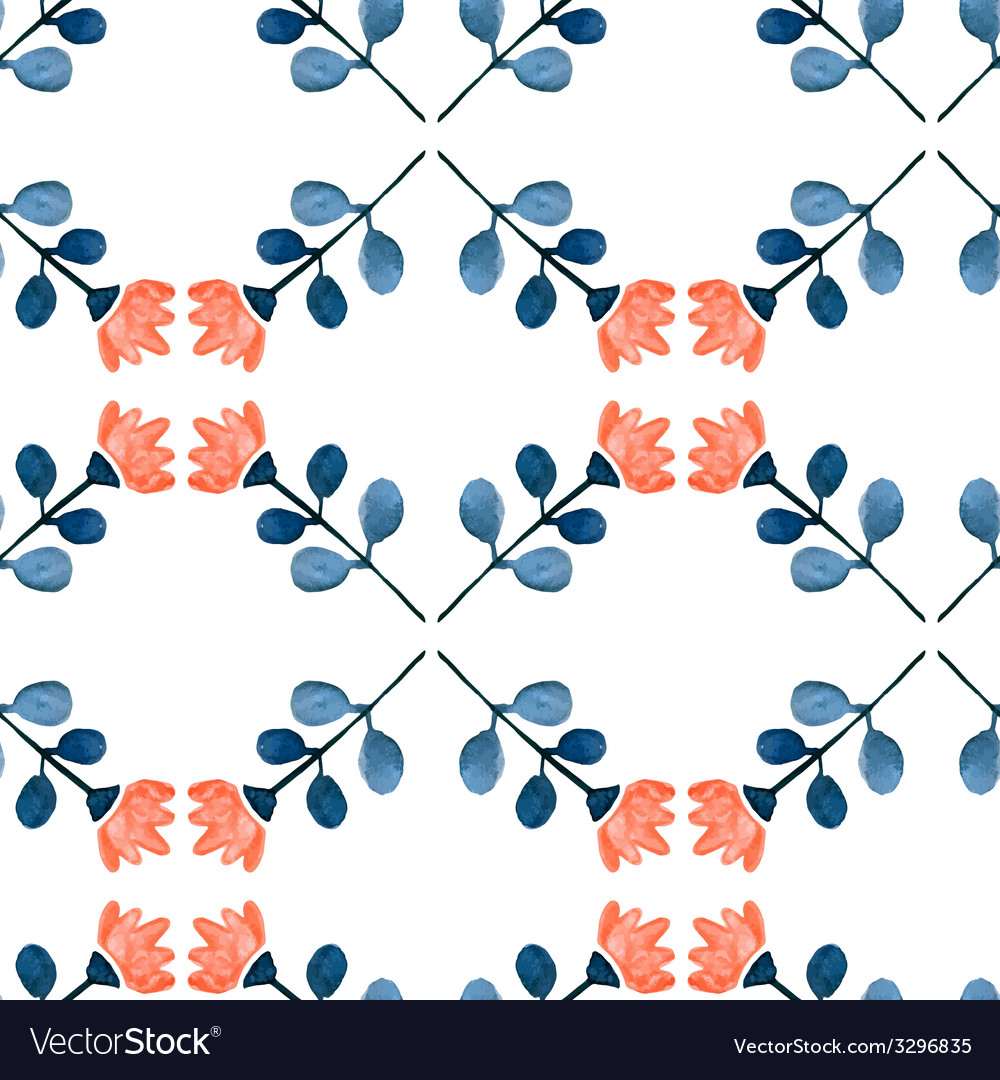 Watercolor seamless pattern