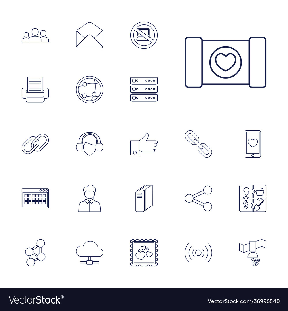 22 network icons