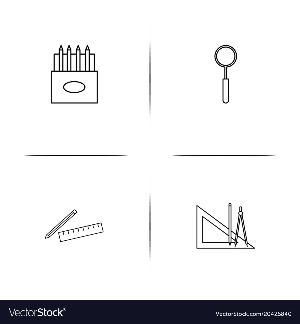 Creative process and design simple linear icon