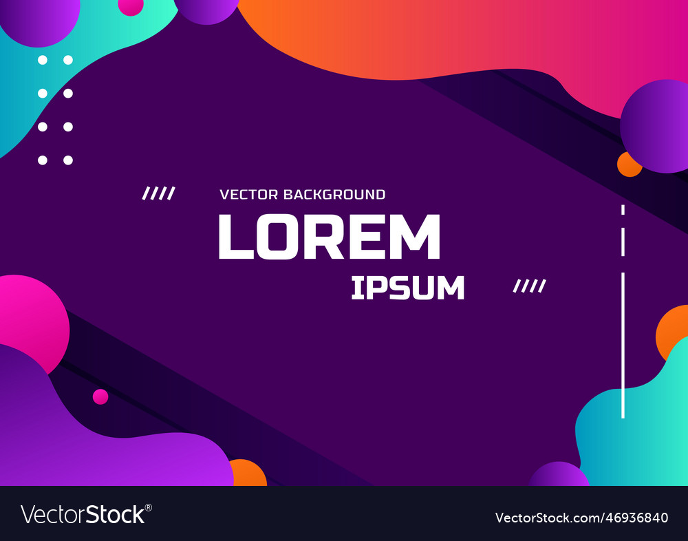 Gradient liquid abstract background design