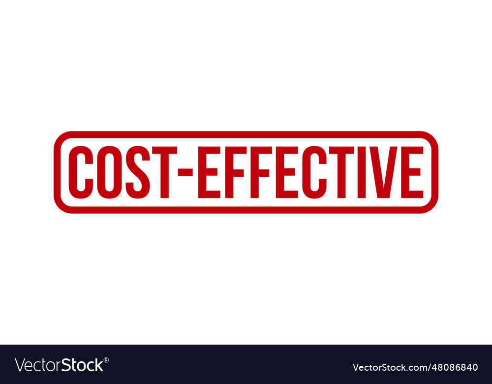 Red cost effective rubber stamp seal