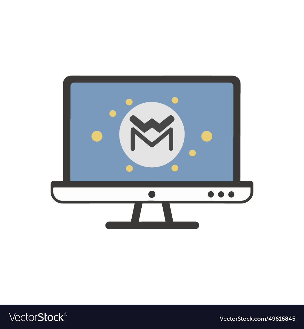 Computer monitor screen