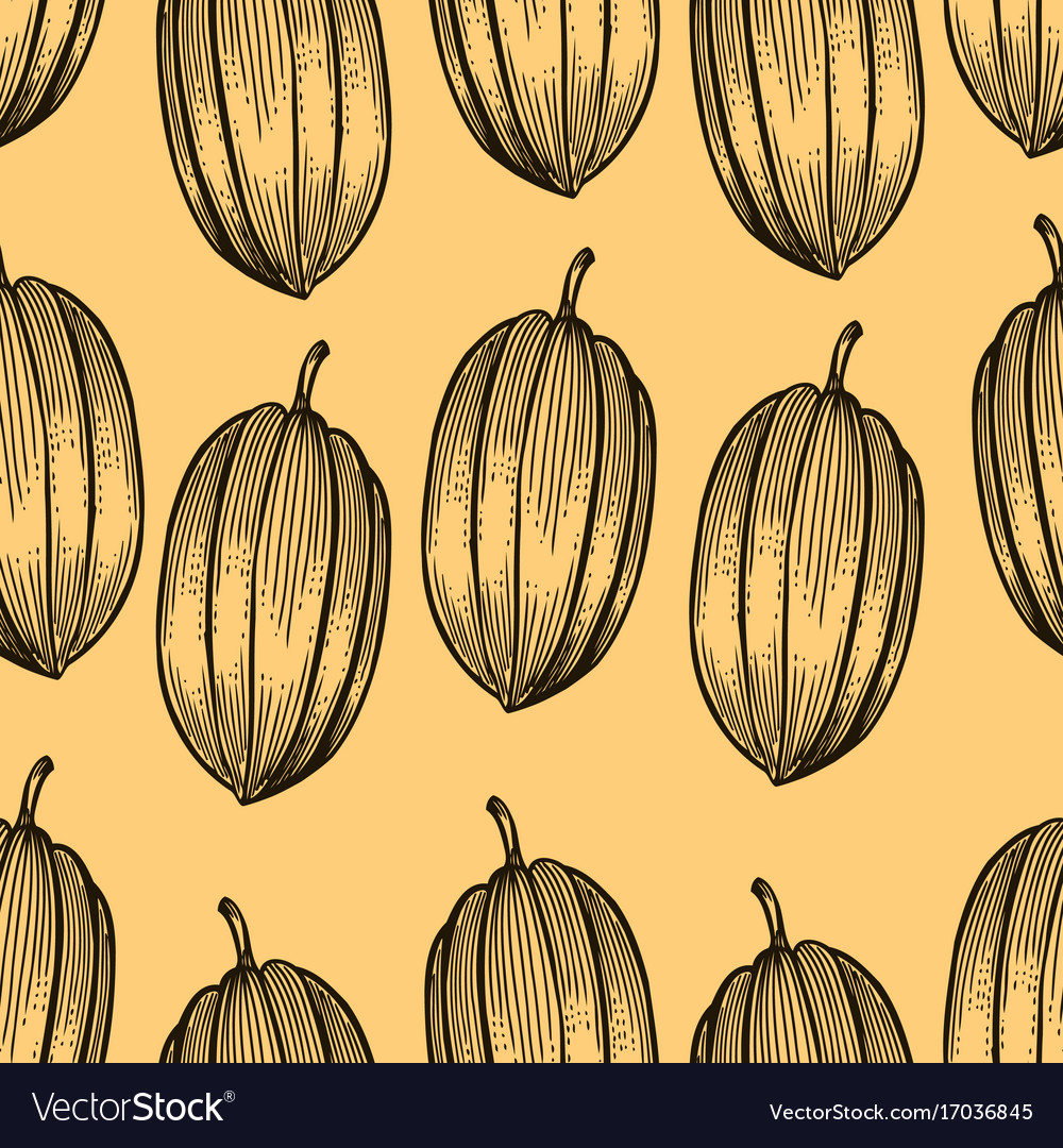 Engraved pattern of cocoa beans