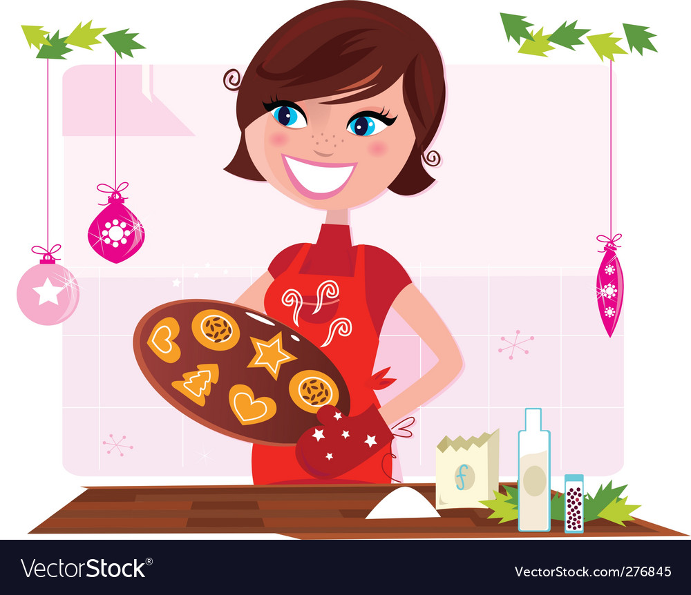 Housewife Royalty Free Vector Image - VectorStock