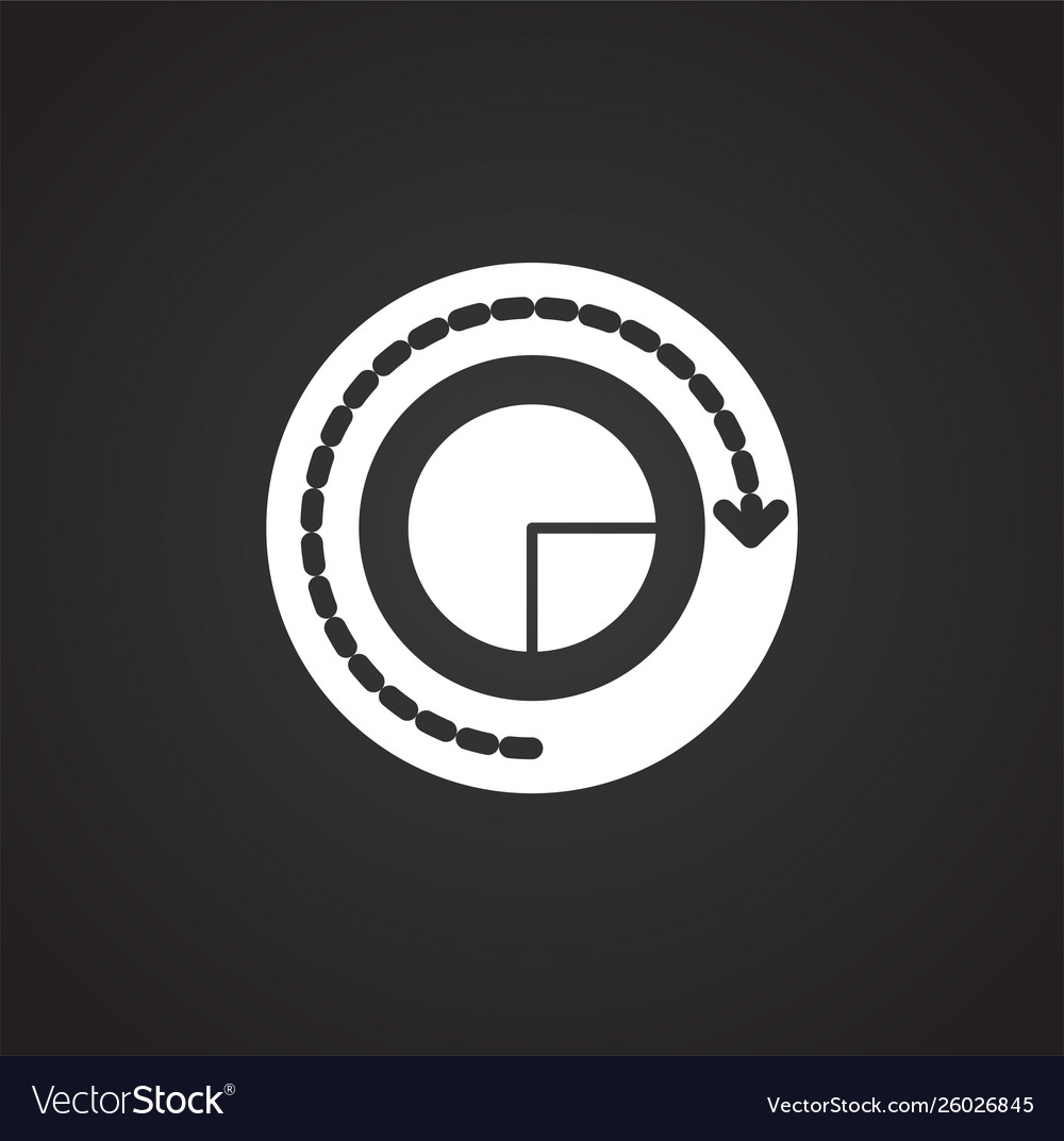 Loading related icon on background for graphic vector image Loading related icon on background for graphic