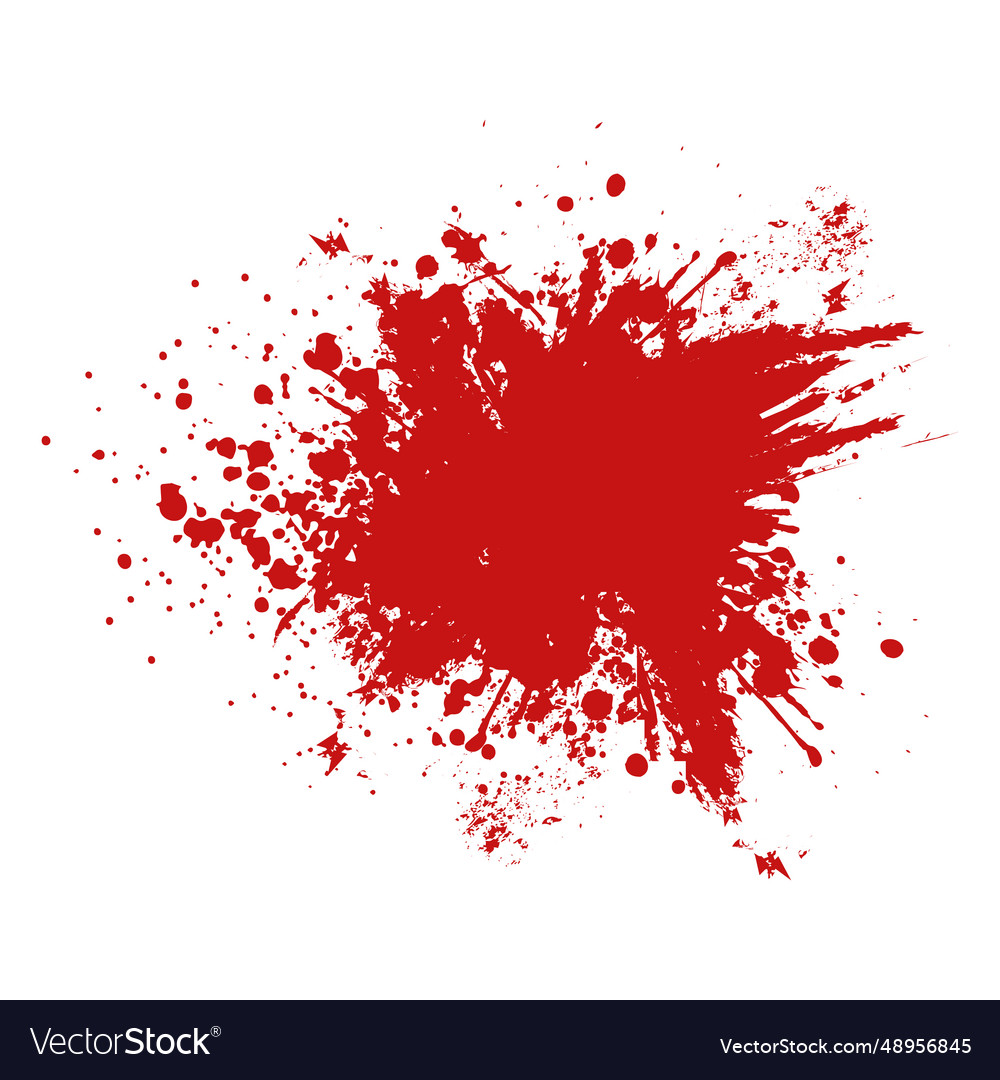 Pool drop blood splatter Royalty Free Vector Image