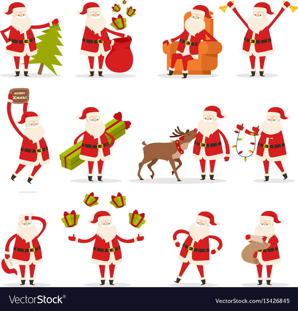 Santa Claus Christmas Scene