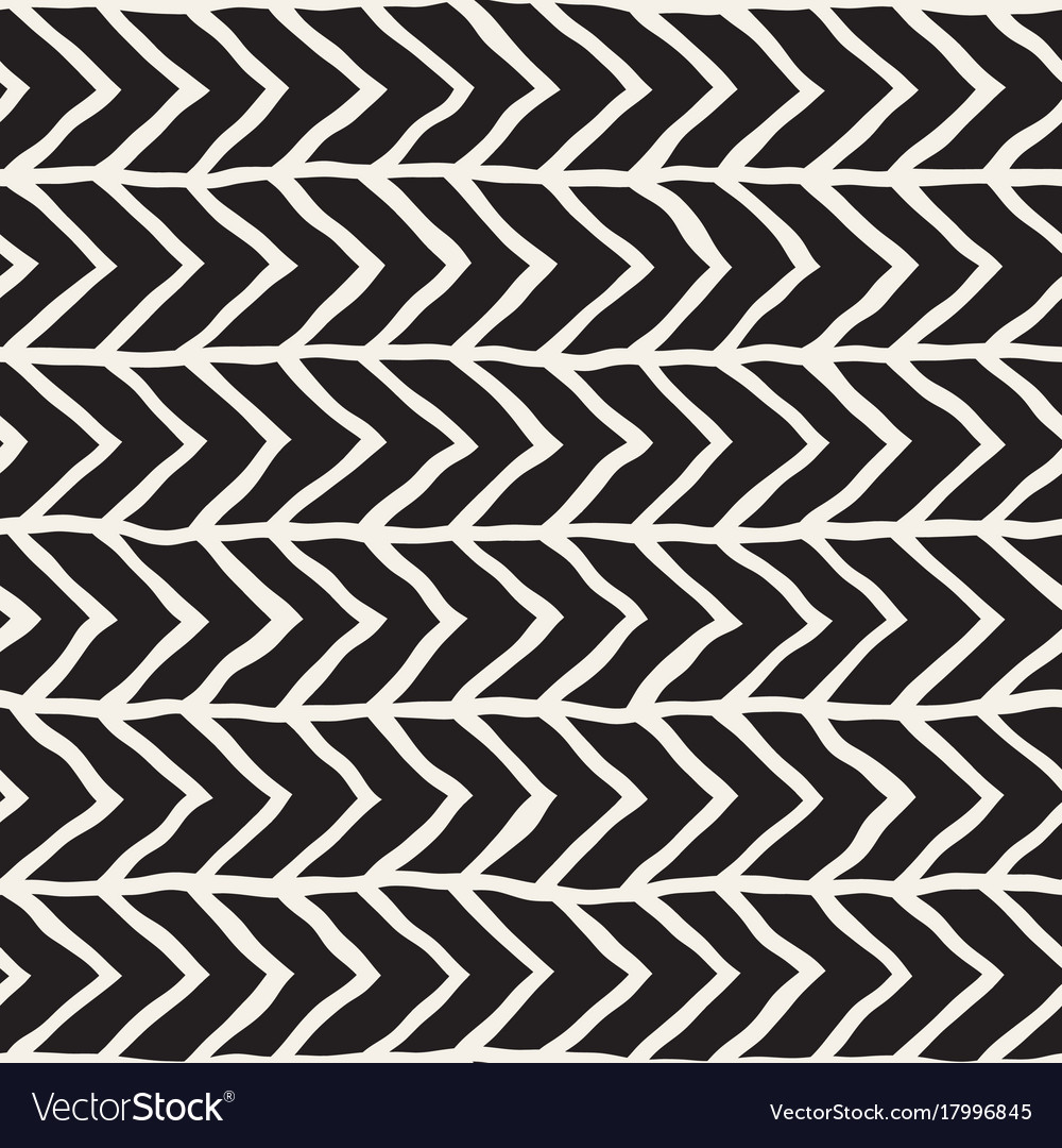 Seamless pattern with hand drawn brush strokes