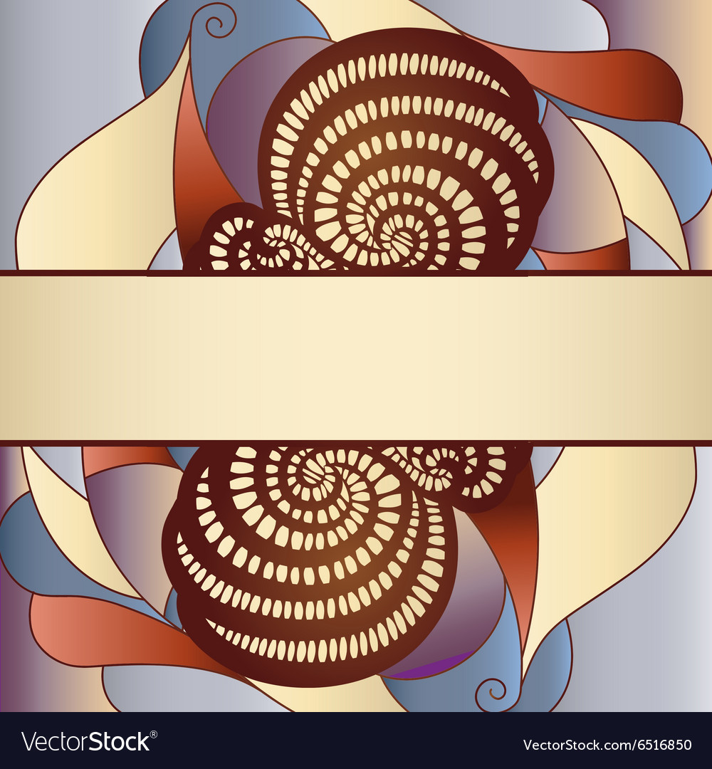 Background with frame