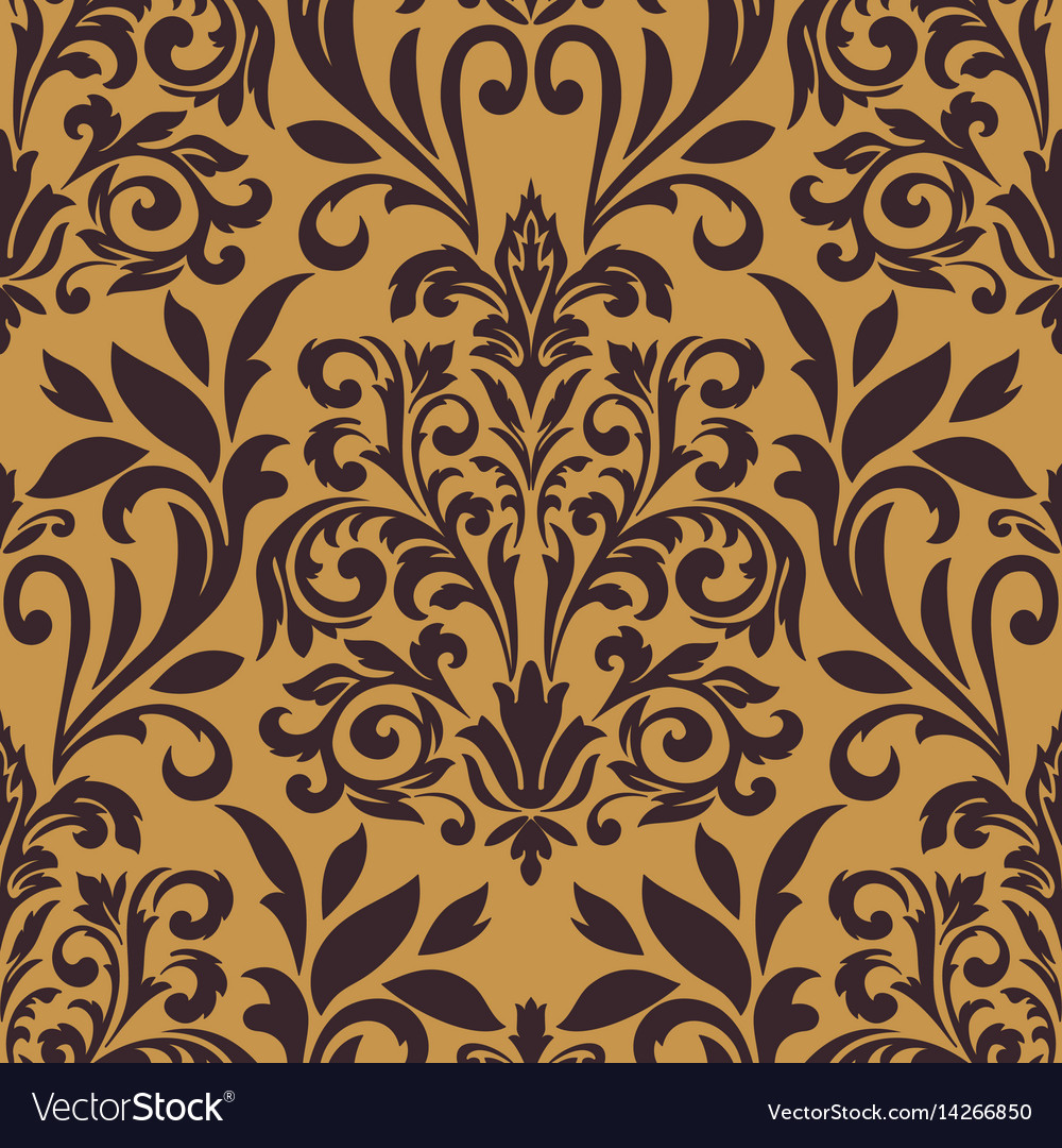 Elegant Damask Floral Pattern
