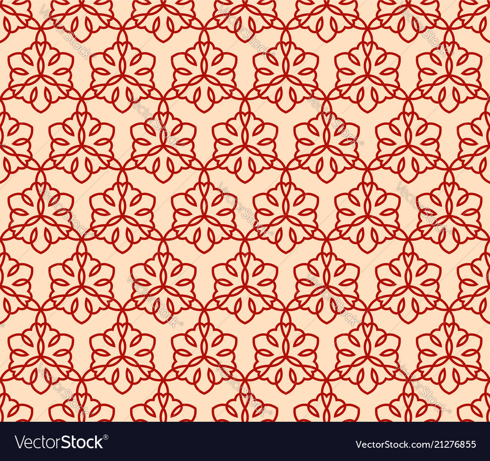 Seamless linear pattern with crossing curved