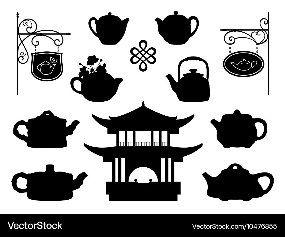 Teahouse Royalty Free Vector Image - VectorStock