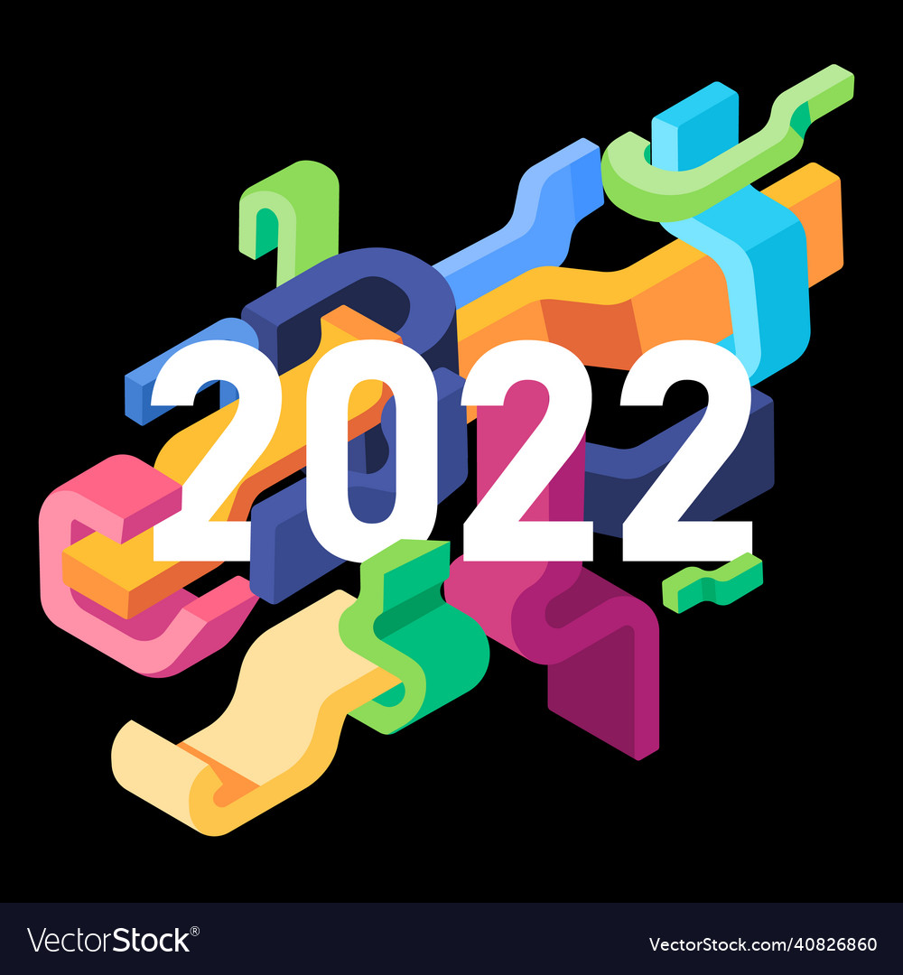 2022 neues Jahr Banner Poster Design Spritzer